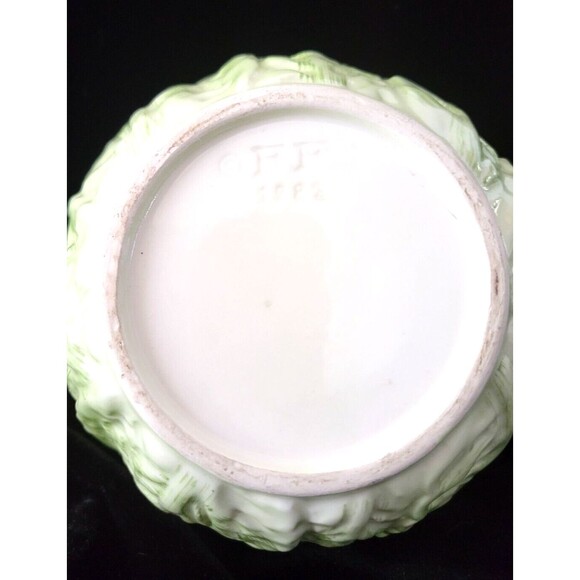 Glorious Vintage Fitz & Floyd Basket,  Harvest Collection Green/ Orange 1982 - Picture 2 of 3